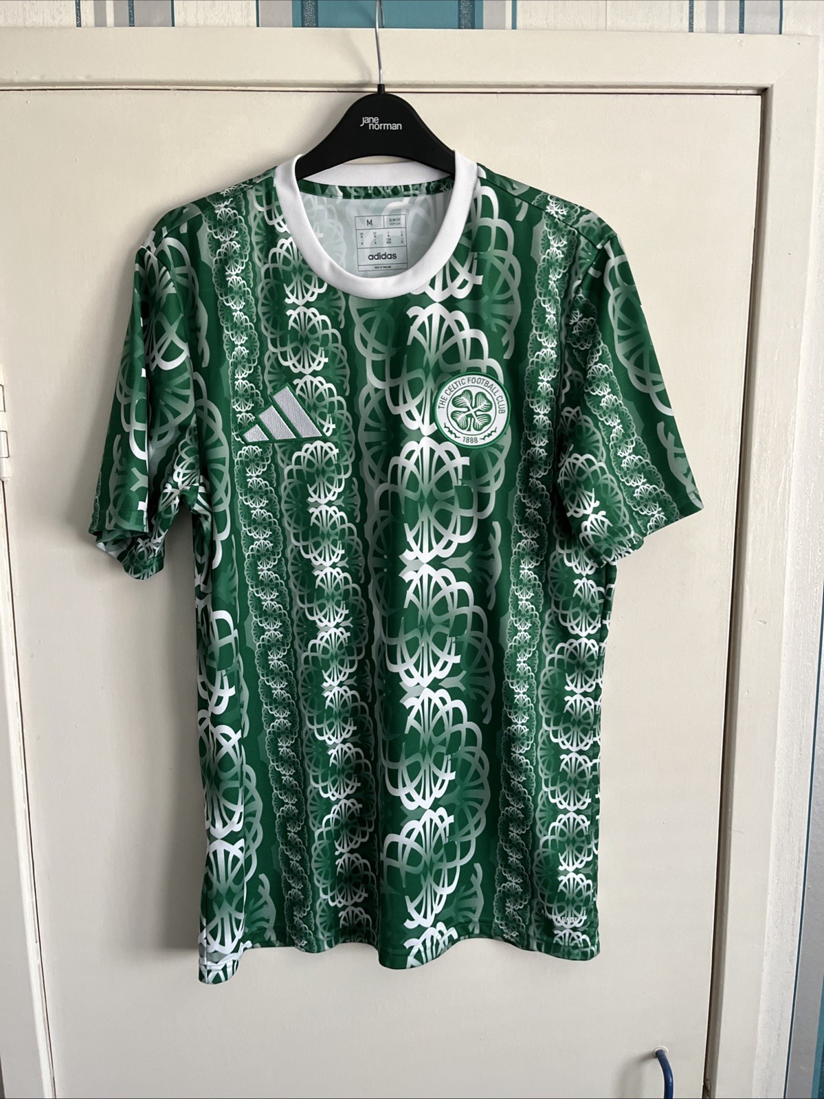 adidas Celtic 2024/25 Pre-Match Football Shirt Men UK Size M for sale on Ebay