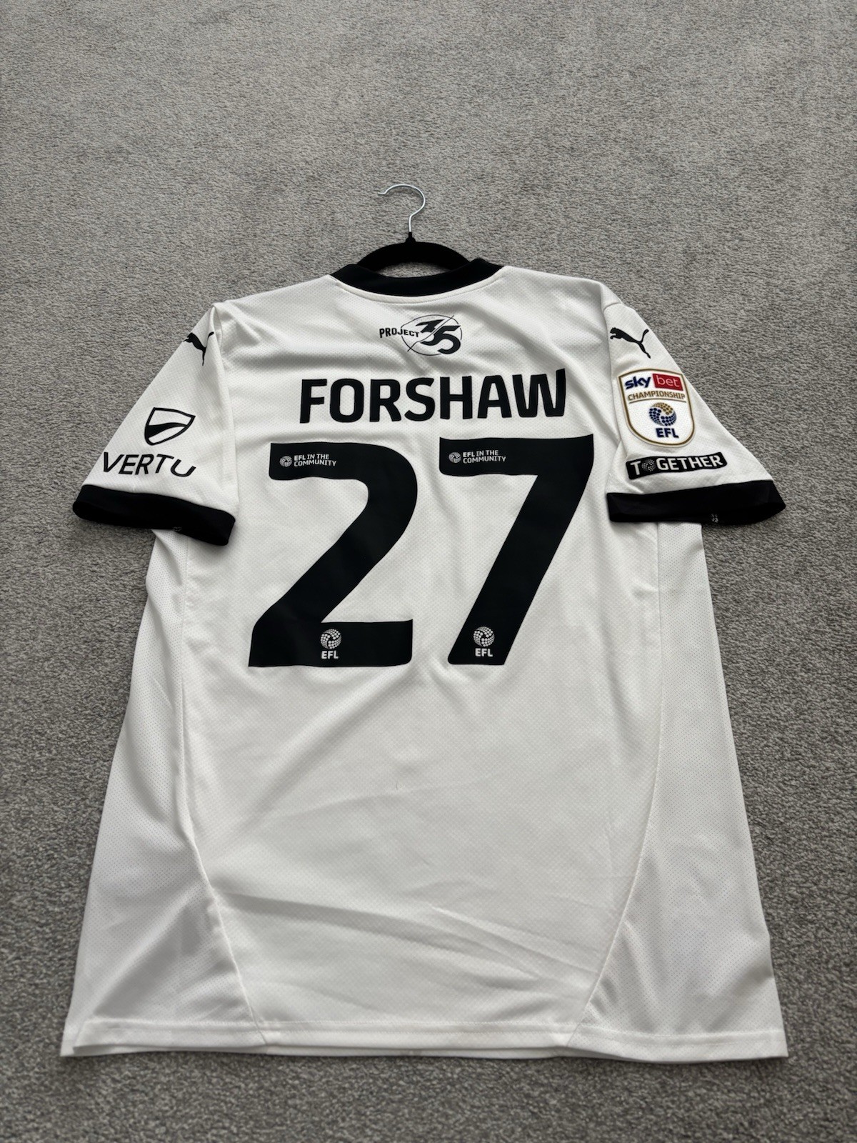 Matchworn Adam Forshaw Plymouth Argyle Shirt  for sale on Ebay