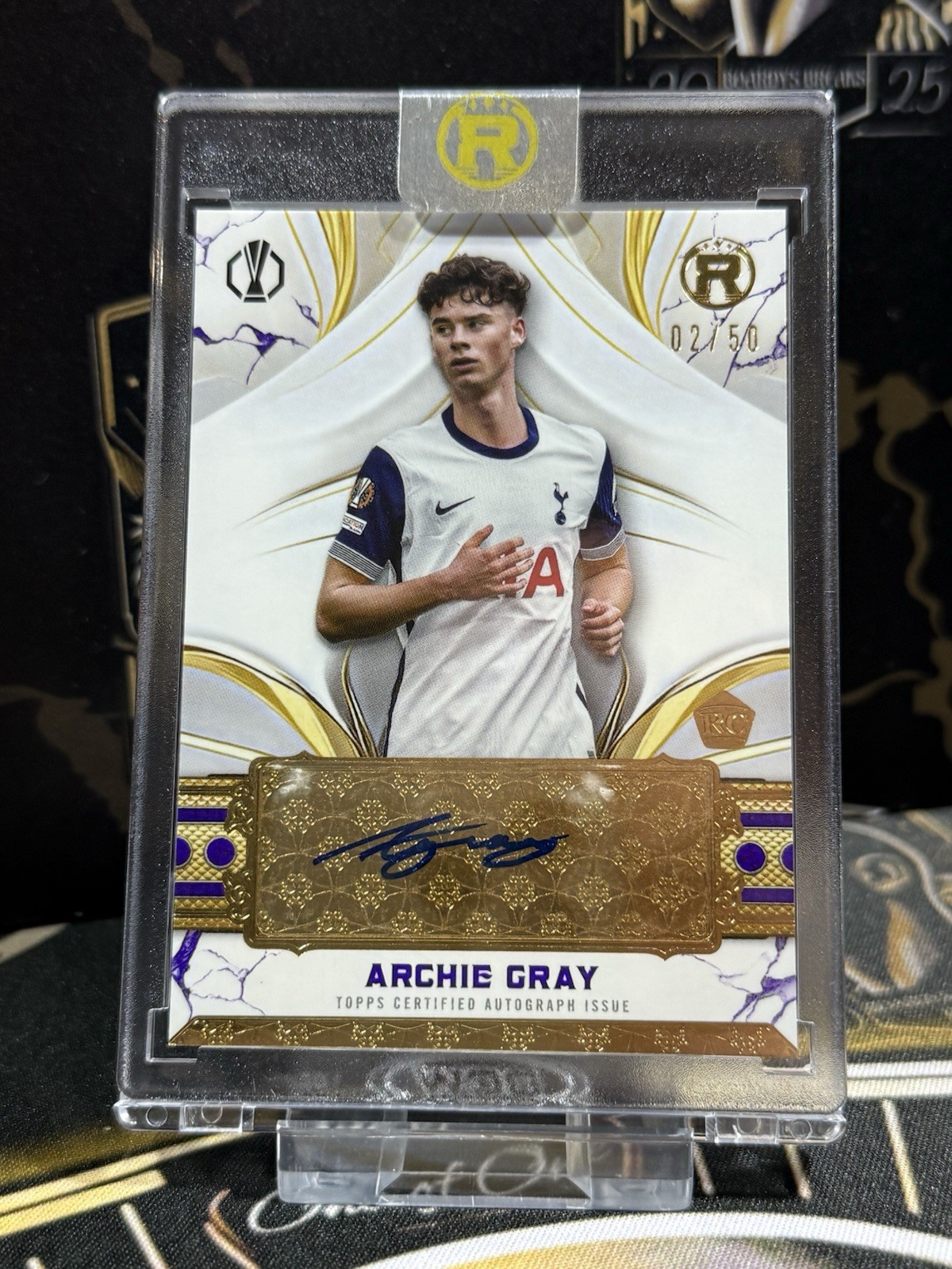 2025 Topps Reverence Archie Gray Rookie Auto 02/50 Tottenham 📈 for sale on Ebay