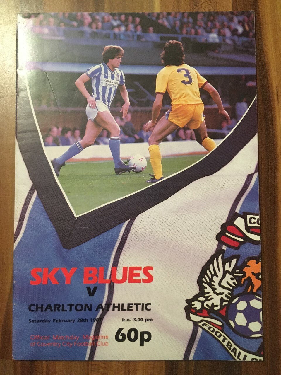 COVENTRY CITY V CHARLTON ATHLETIC PROGRAMME DIVISION ONE 28/2/87 for sale on Ebay
