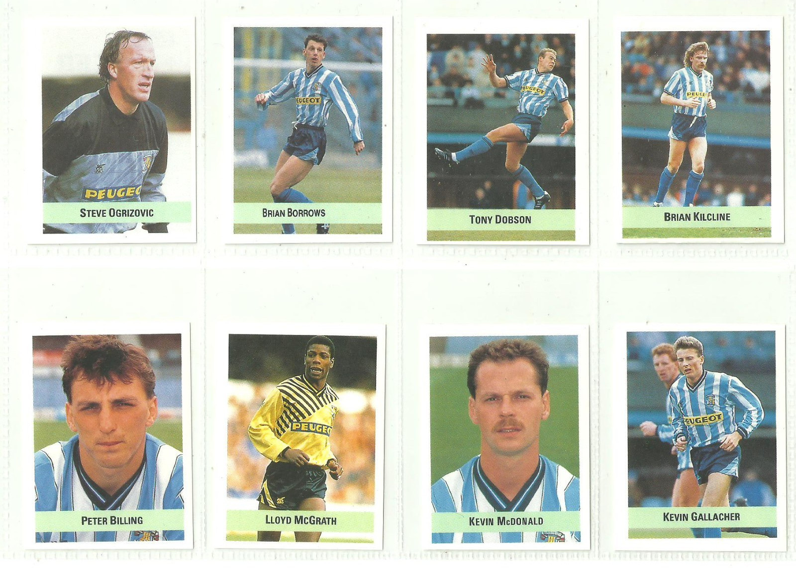 10 x COVENTRY CITY - Sun Soccer Stickers 1990/91 [Unused] for sale on Ebay