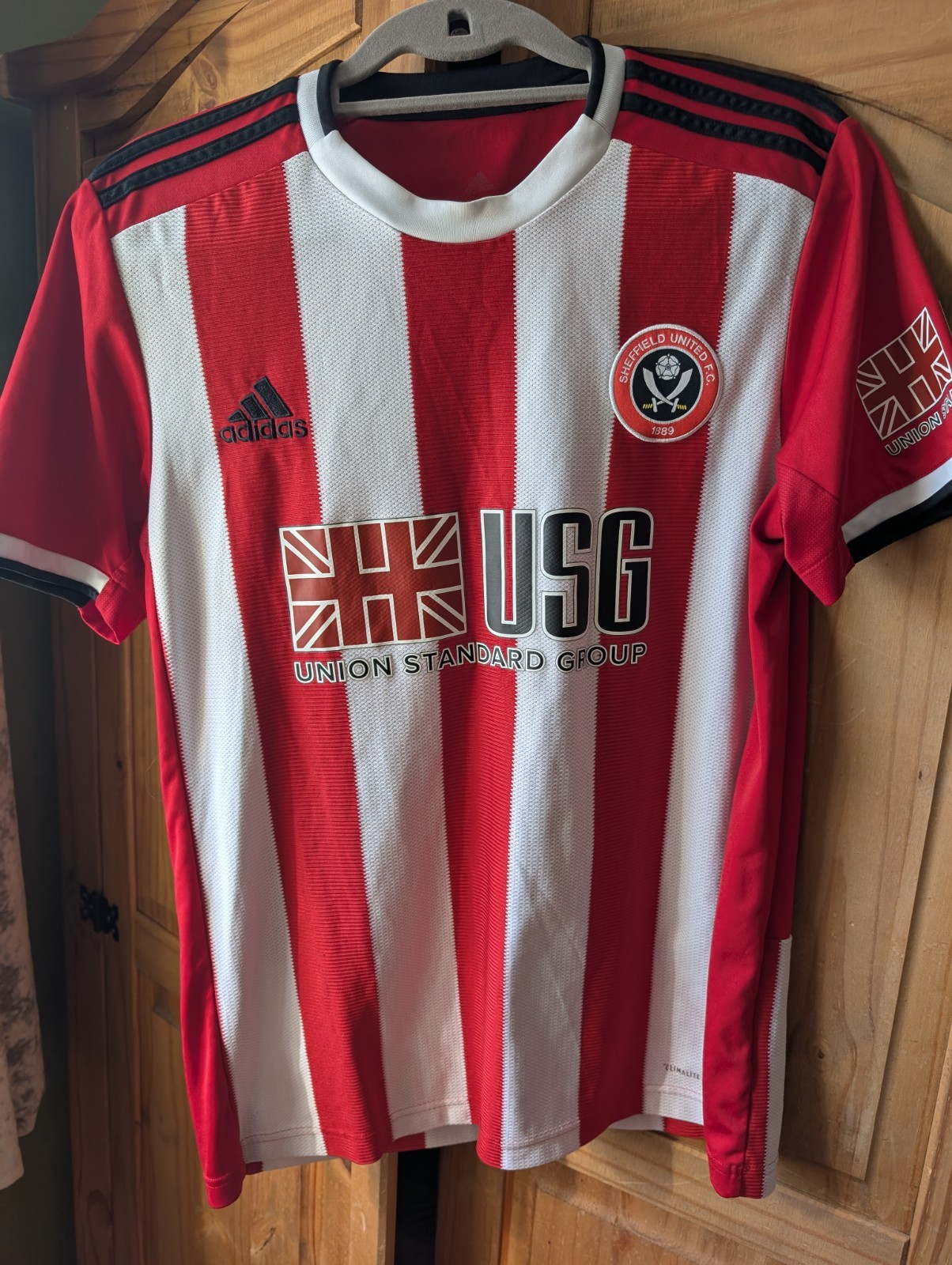 SHEFFIELD UNITED 2019/2020 HOME FOOTBALL SHIRT JERSEY ADIDAS M for sale on Ebay