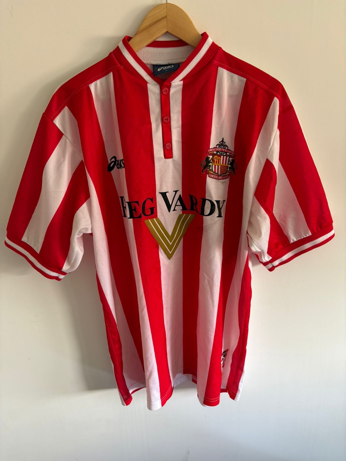 Sunderland Asics Home Shirt 1999/2000 Mens Size L, 9/10 Condition for sale on Ebay