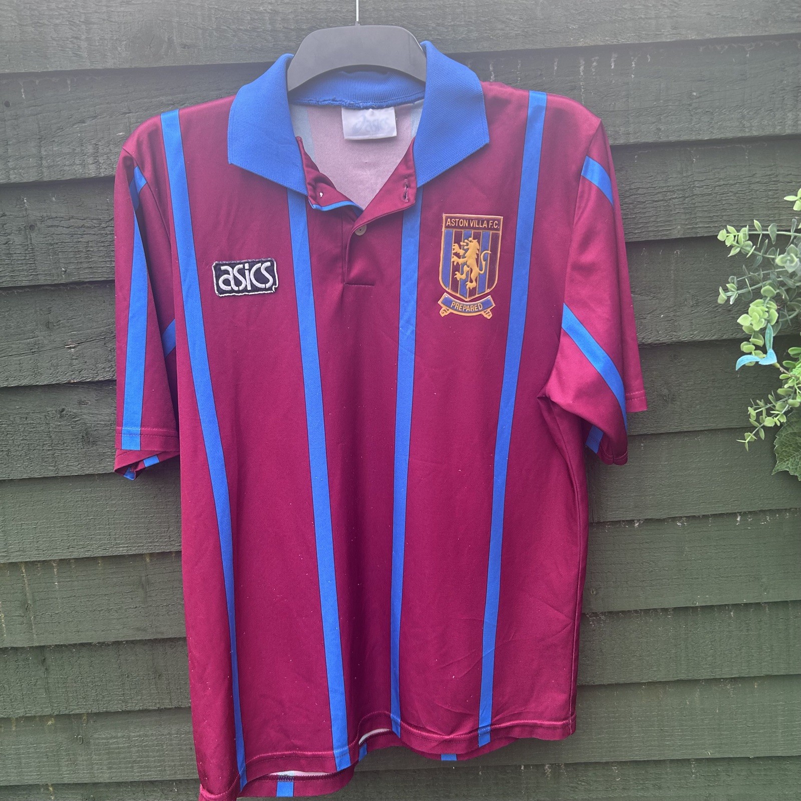 Original Authentic Asics Aston Villa 1993/1994 Home Football Shirt Mens Large  for sale on Ebay