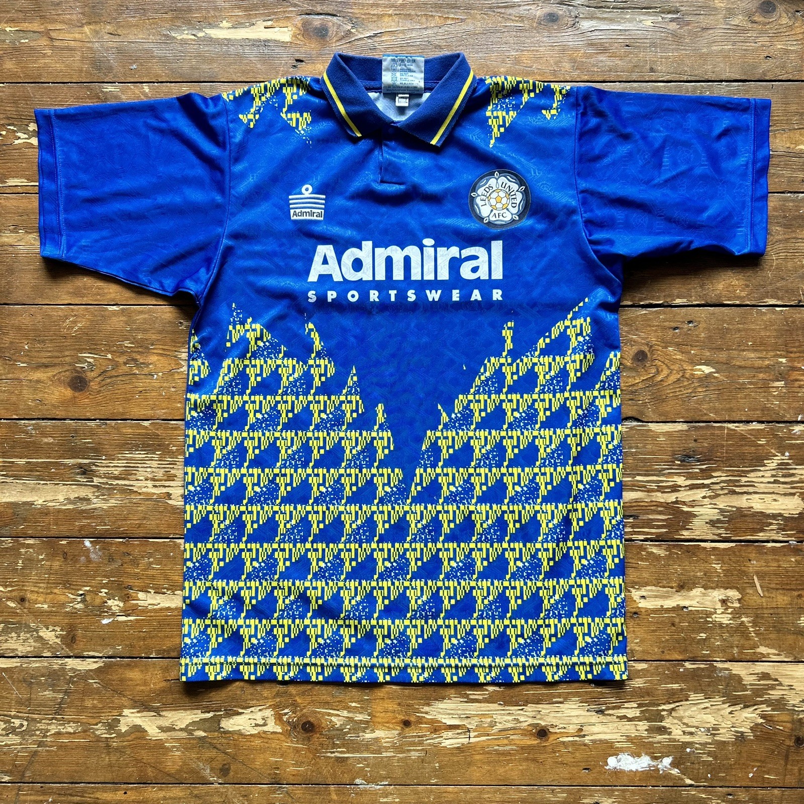 Leeds United 1992/93 Men's Away Football Shirt Size M Admiral Vintage for sale on Ebay