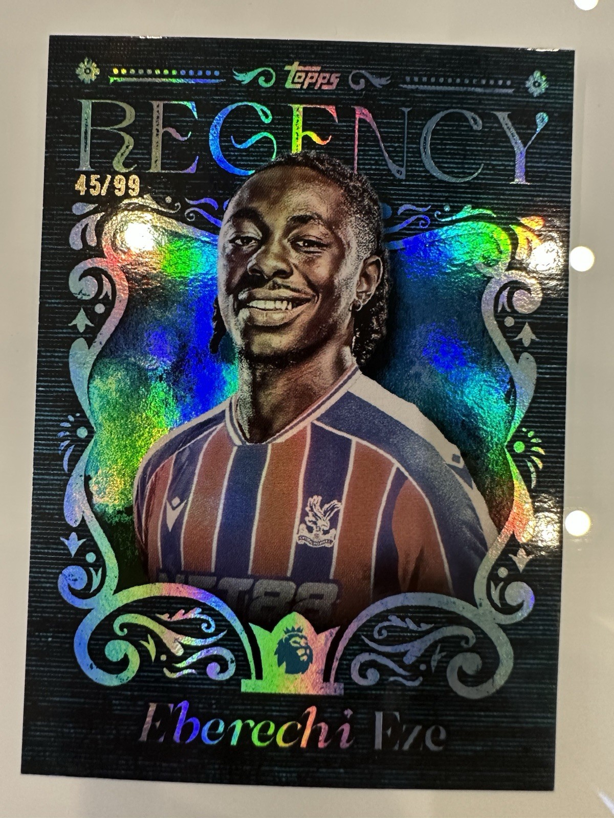 Topps Regency Eberechi Eze /99 London Store Exclusive Crystal Palace 2025 for sale on Ebay