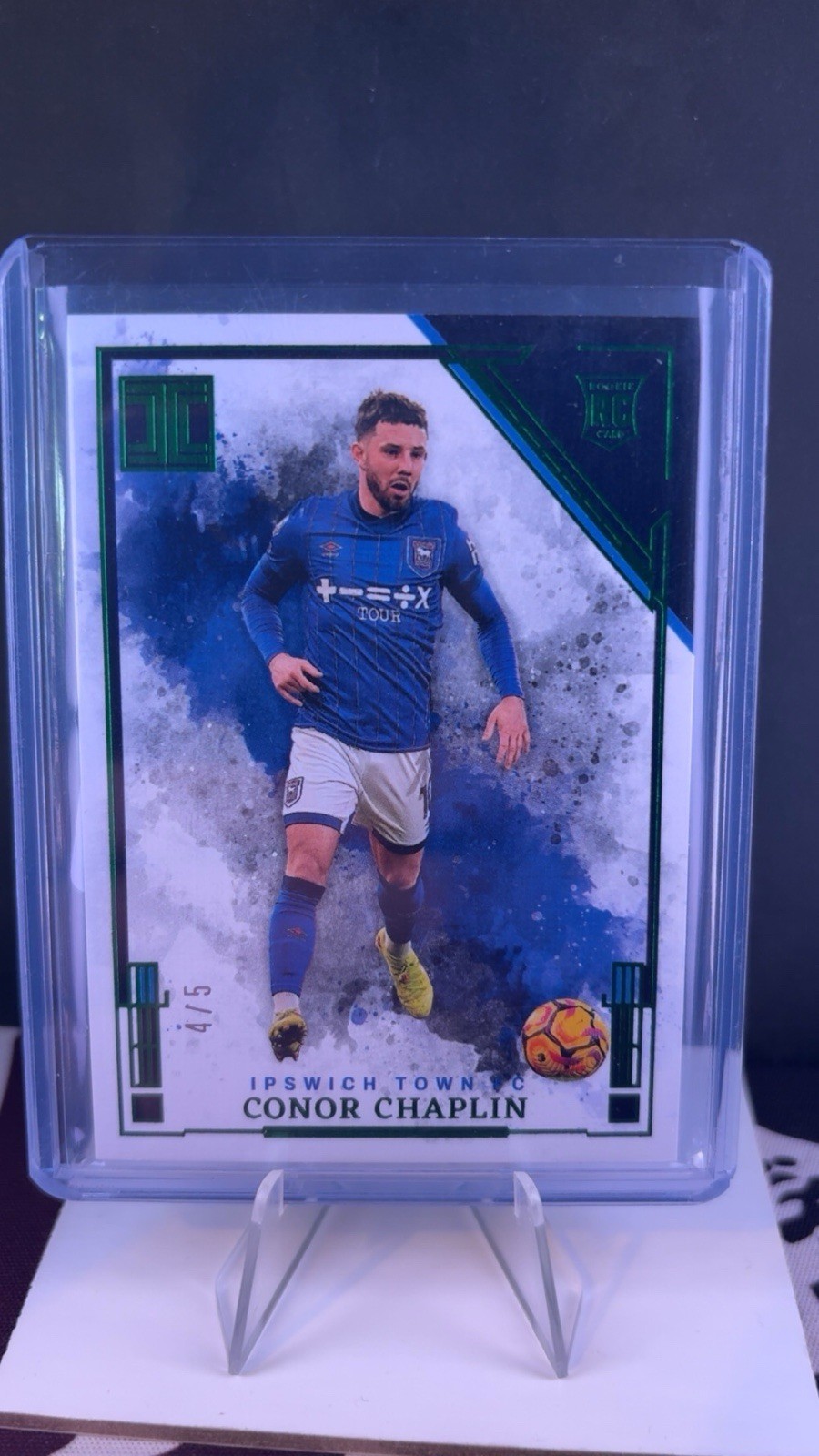 Conor Chaplin Ipswich Town FC Rookie 4/5 SSP! Panini Impeccable 2024-2025 for sale on Ebay