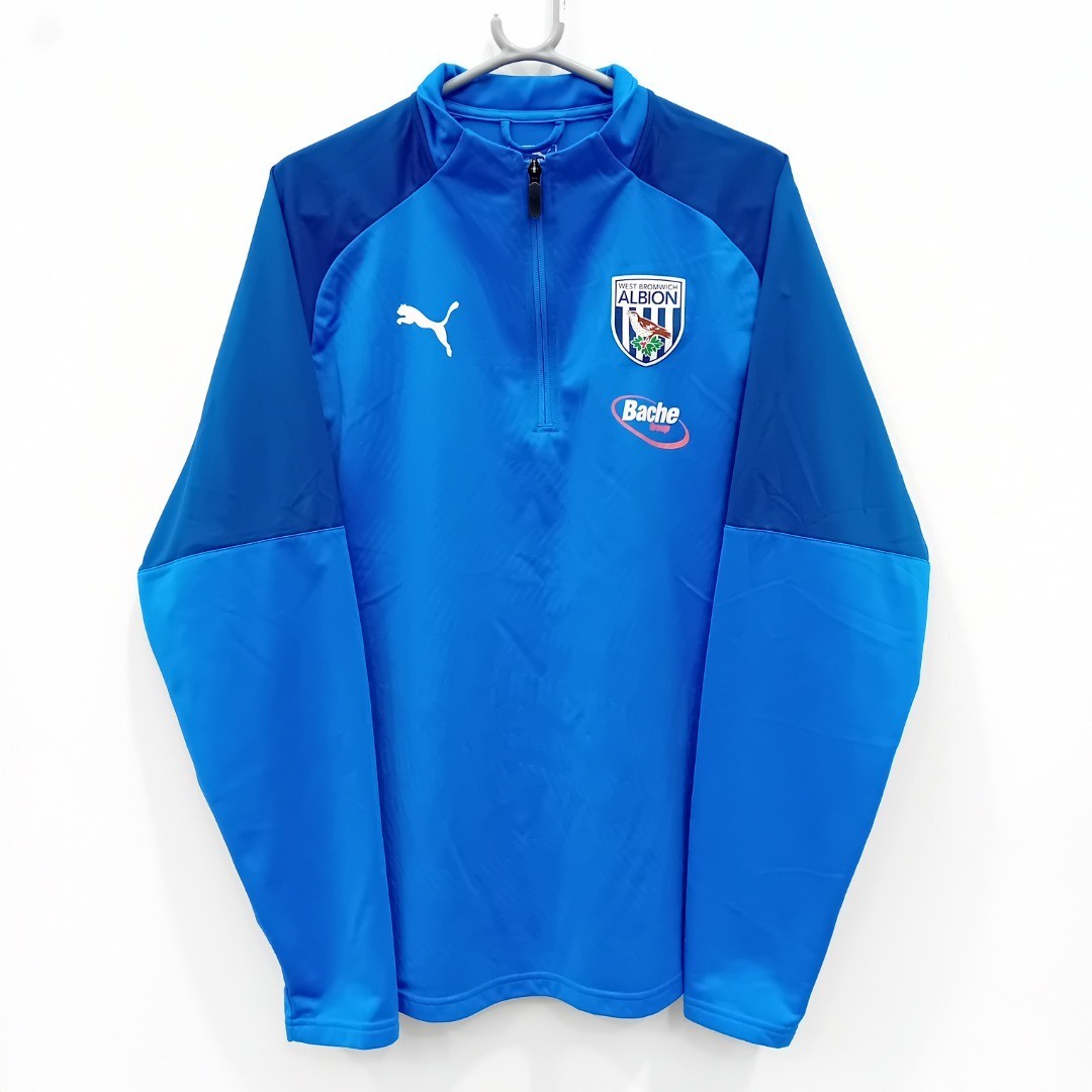 Puma West Bromwich Albion Jumper Neck Zip Size XL Mens Blue FLT18-TT  for sale on Ebay