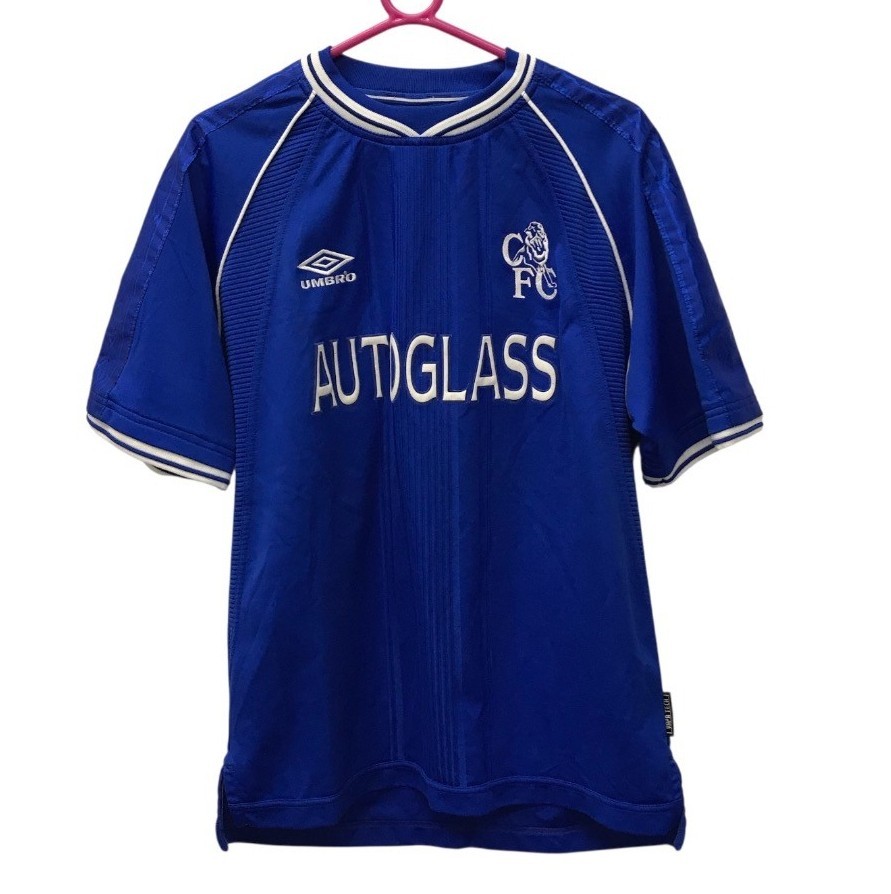 Chelsea Vintage 1999-01 Home Shirt Size M Blue Umbro Men's RMF18-SM for sale on Ebay