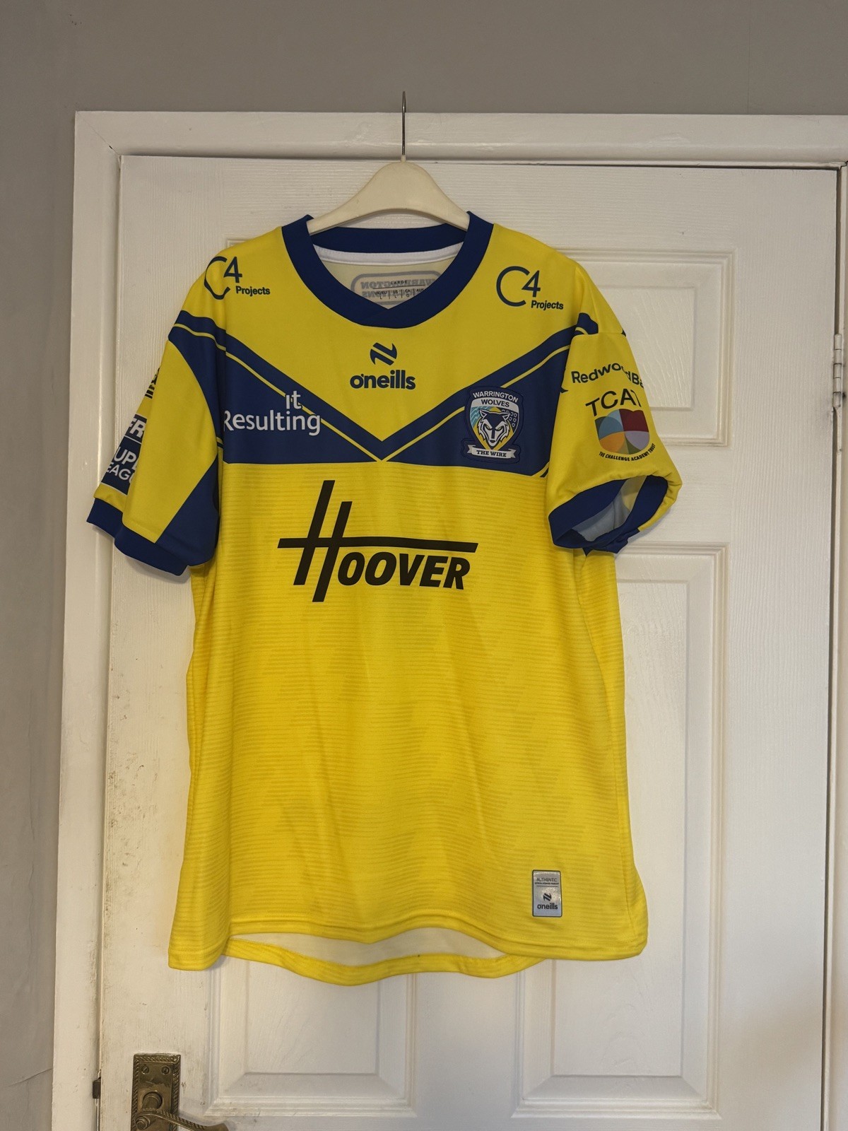 Warrington Wolves 2025 Home Shirt Large O’Neills Williams 6 Rugby League for sale on Ebay