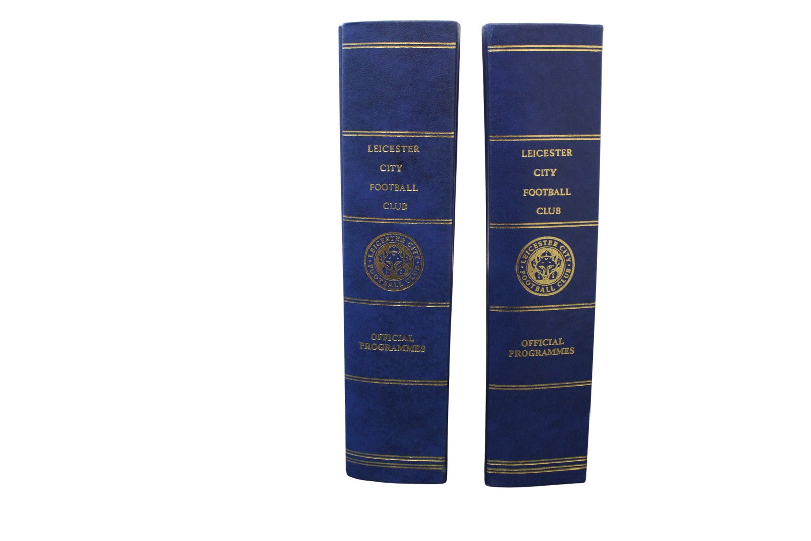 2 X Leicester City Football Programme Binders 2004/2005 for sale on Ebay