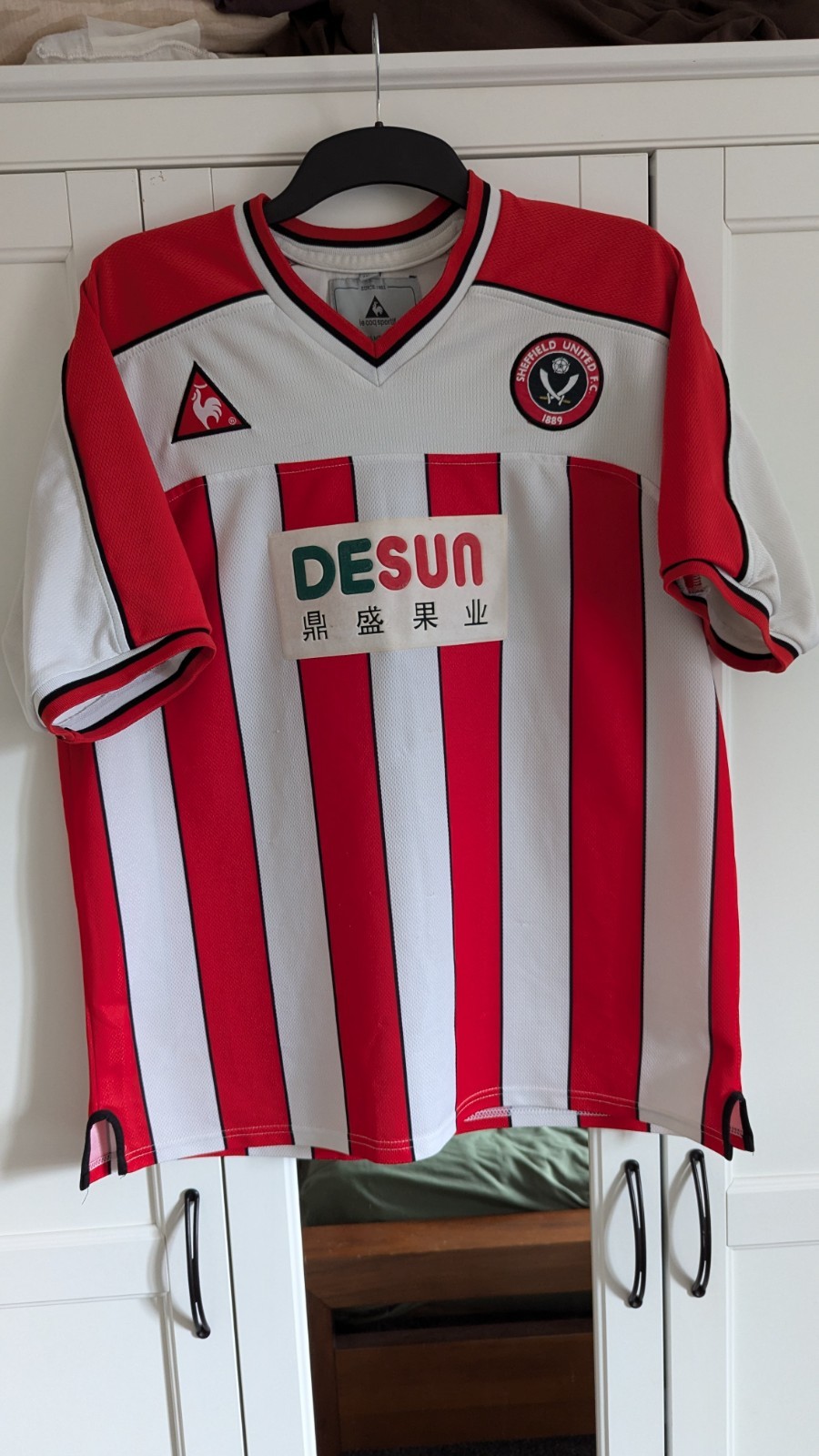 Sheffield United 2002-04 Le Coq Home Shirt - Size L (42/44) for sale on Ebay
