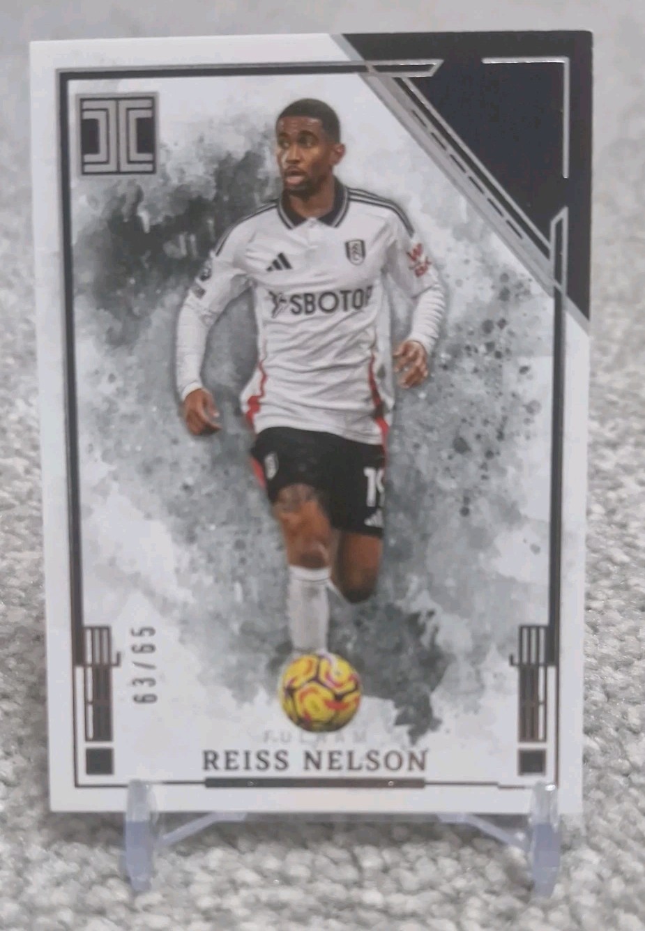 Reiss Nelson Fulham 63/65 Impeccable 2024/25 Soccer Premier League for sale on Ebay