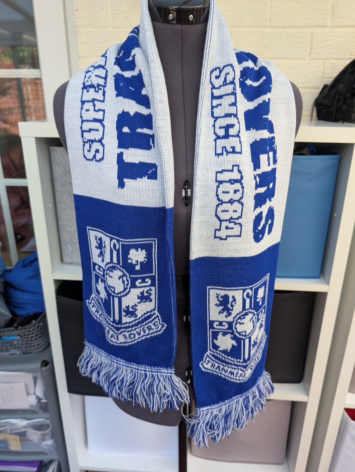 Tranmere Rovers FC Football Scarf  (Not Shirt) Superwhites TRFC for sale on Ebay