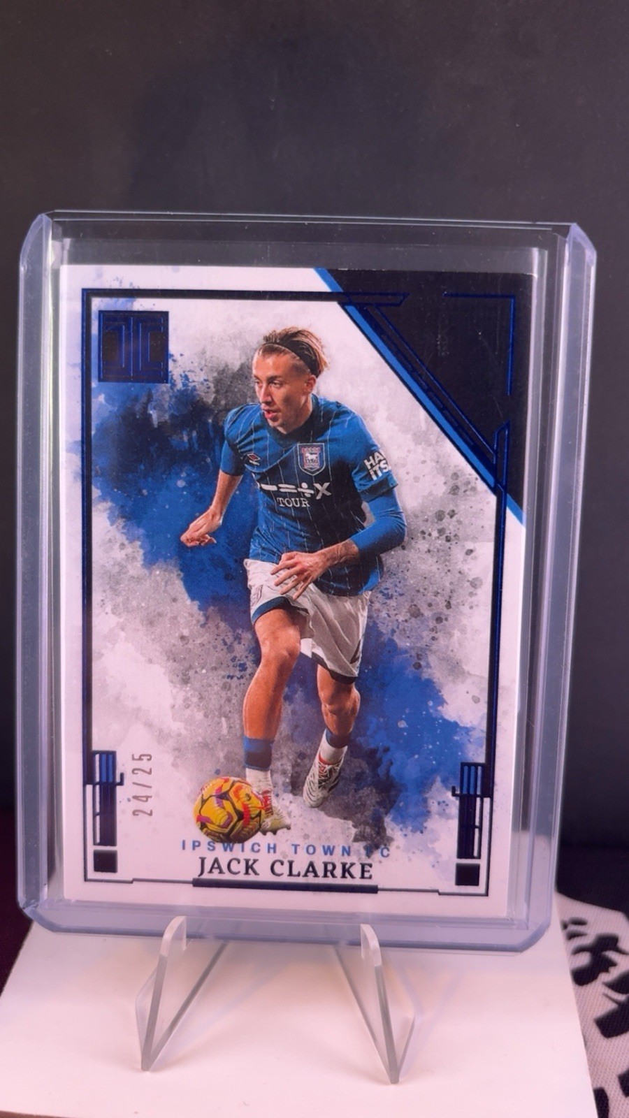 Jack Clarke Ipswich Town FC 24/25 Colour Match Panini Impeccable 2024-2025 for sale on Ebay