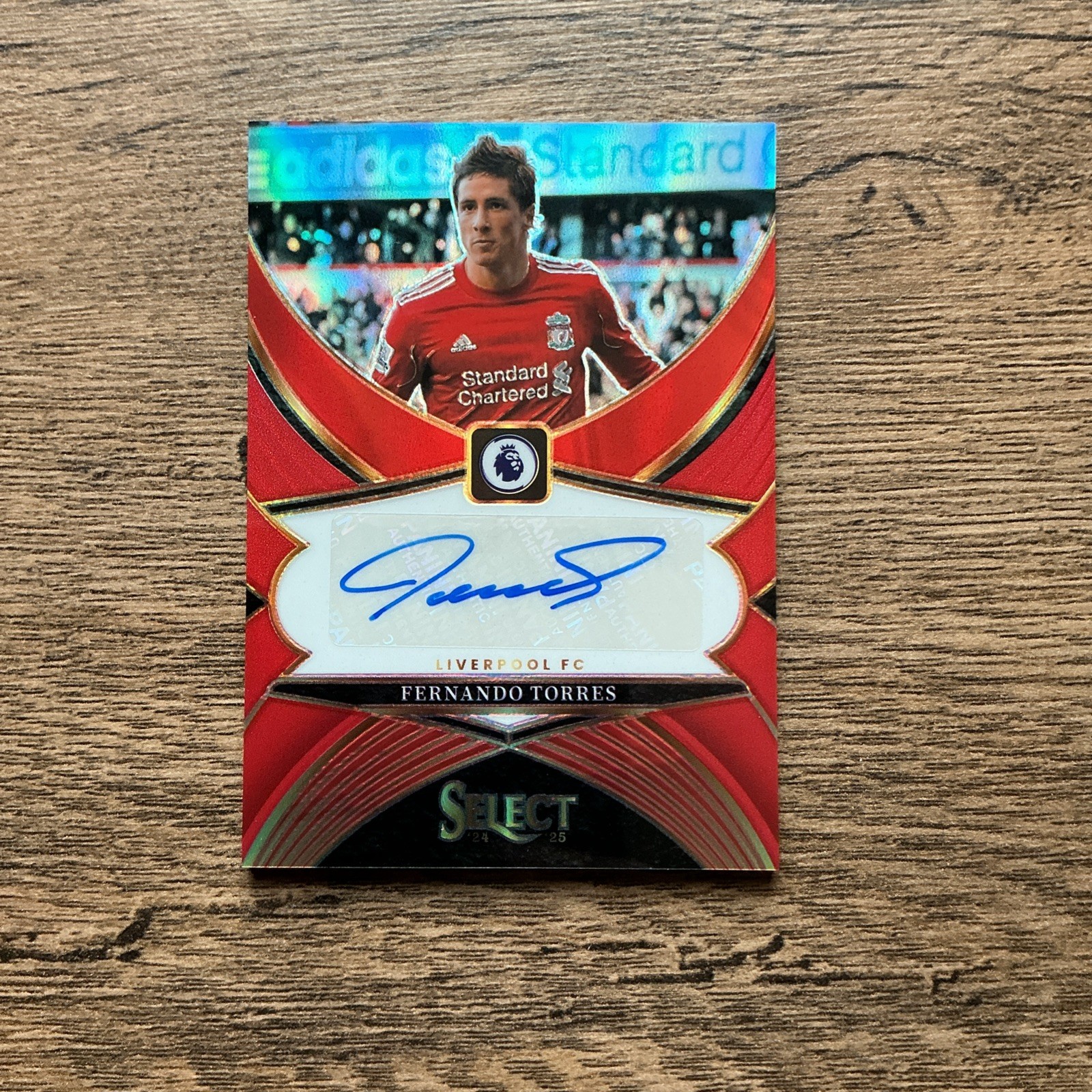 Fernando Torres RED Prizm Auto 2024-25 Panini Select Premier League LIVERPOOL for sale on Ebay