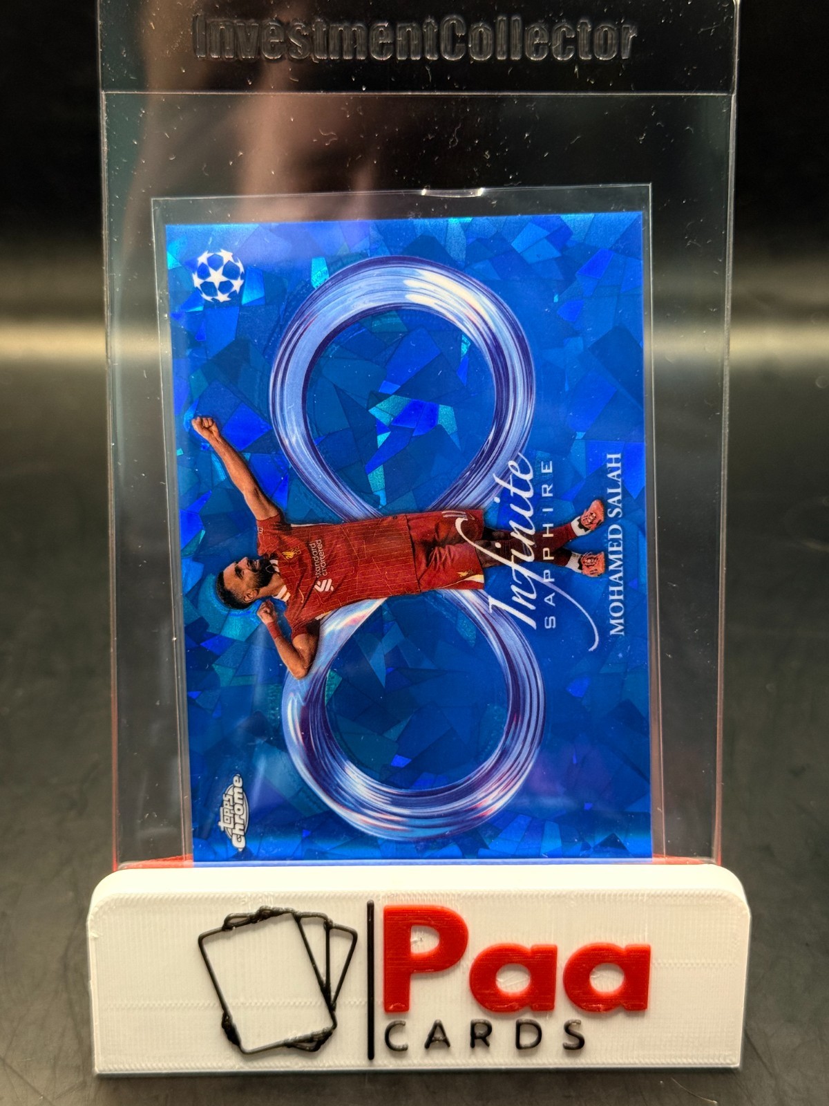 Topps UCC Chrome Sapphire 24/25 - Liverpool FC - Mohamed Salah - Infinite for sale on Ebay