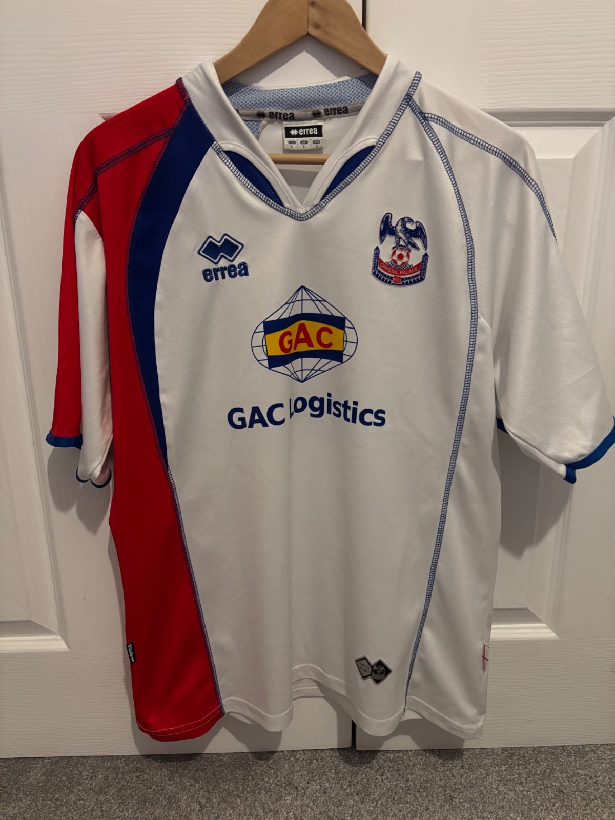 Crystal Palace FC 2007/ 2008 Errea Away Shirt Adult US/ UE Size Large ***used*** for sale on Ebay