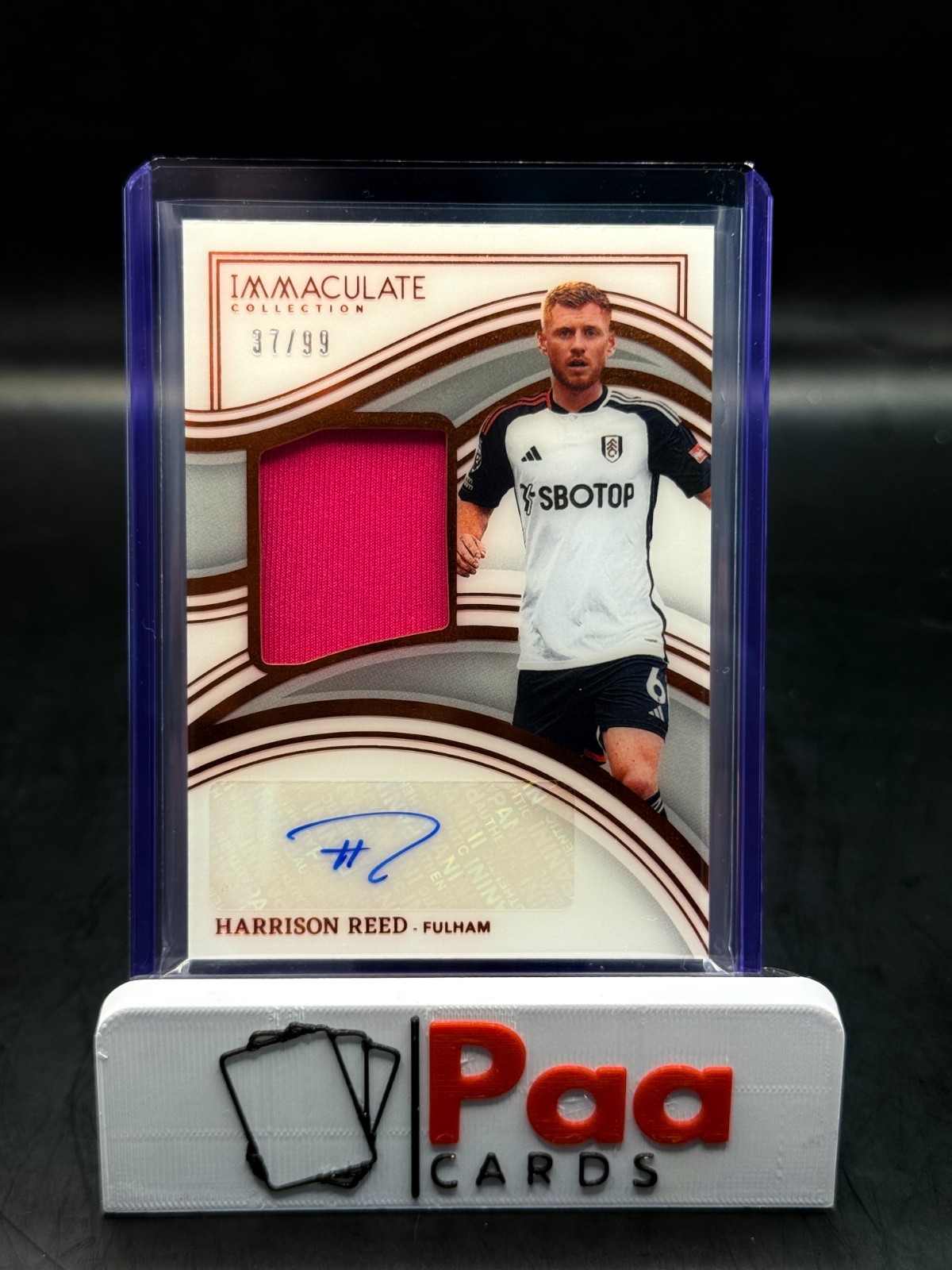 Panini - Immaculate 23/24 - Patch Auto - Fulham - Harrison Reed /99 for sale on Ebay