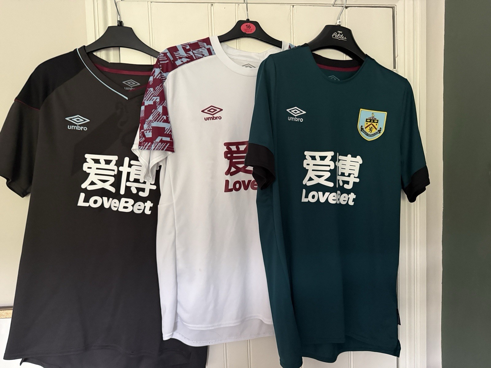 Burnley Fc Football Shirts, Training Tops, Job Lot Bundle, Large, VGC for sale on Ebay