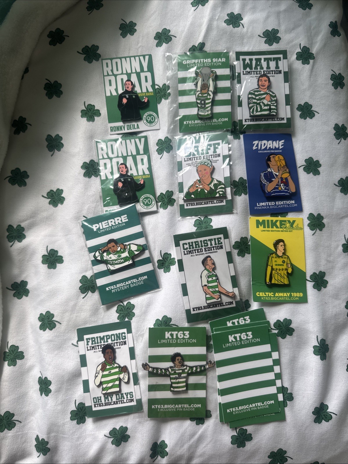 Hoidy Celtic Pin Badge Bundle for sale on Ebay