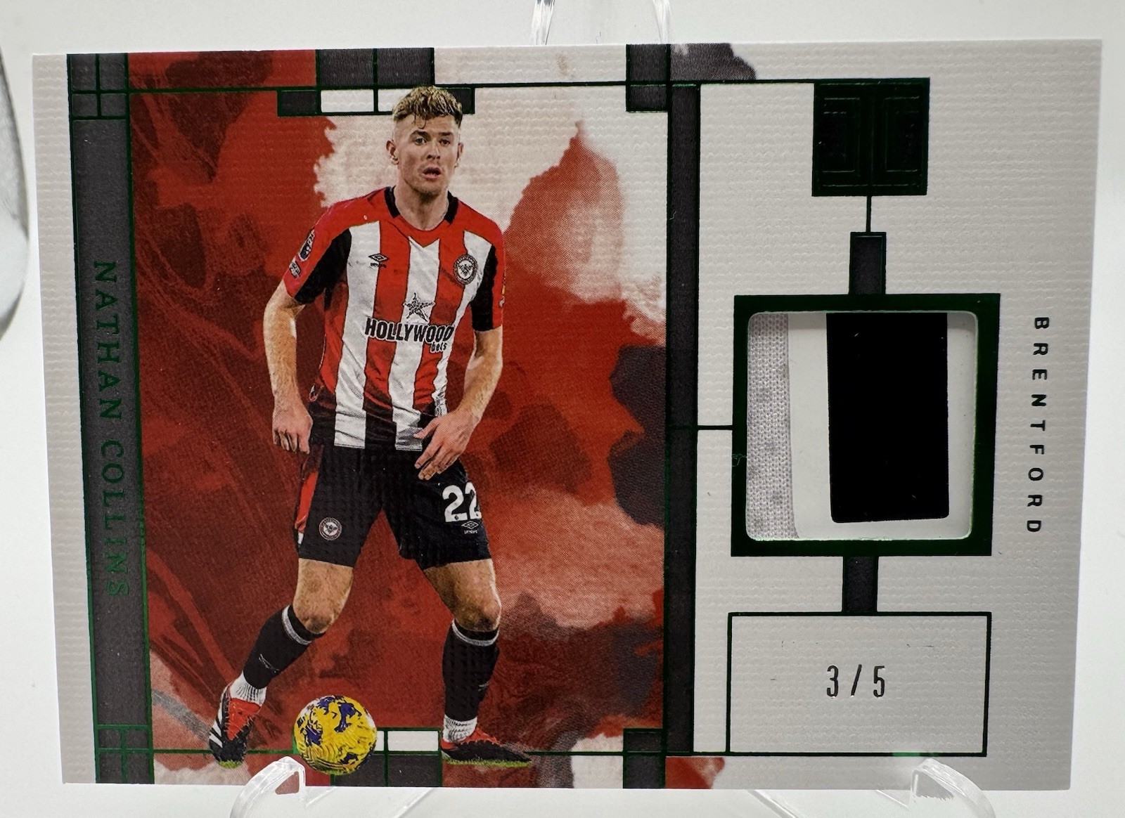 NATHAN COLLINS /5 PATCH Panini Impeccable Brentford IRELAND 2023-2024 for sale on Ebay