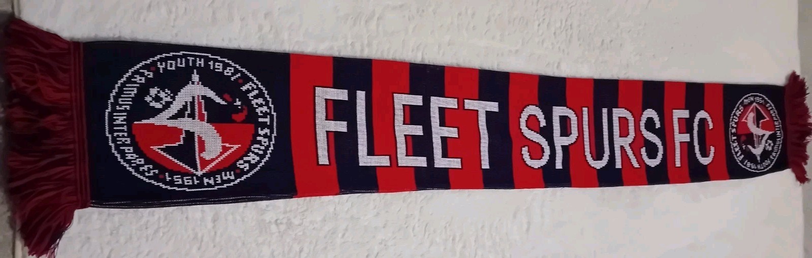 Fleet Spurs FC Non League Scarf for sale on Ebay