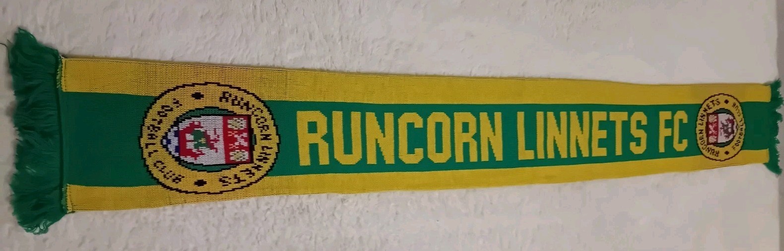 Runcorn Linnets FC Non League Scarf for sale on Ebay