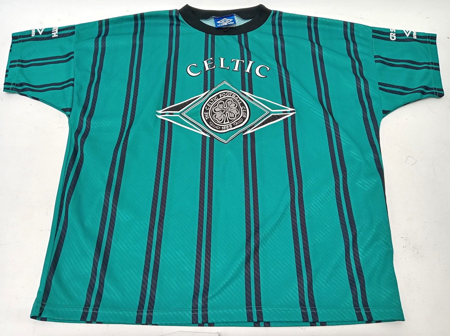 CELTIC FC 1994-95 UMBRO Adults Short Sleeve Training Football Shirt, Size Large for sale on Ebay
