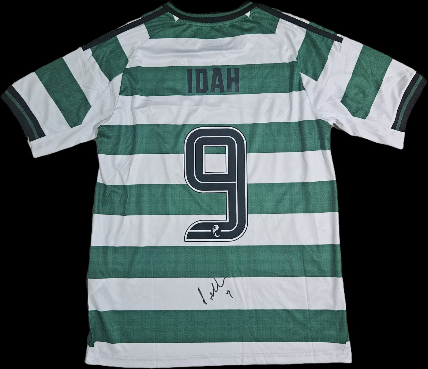 Adam Idah Celtic Fc 2025/26 Home Shirt Ireland Autograph COA & PROOF for sale on Ebay