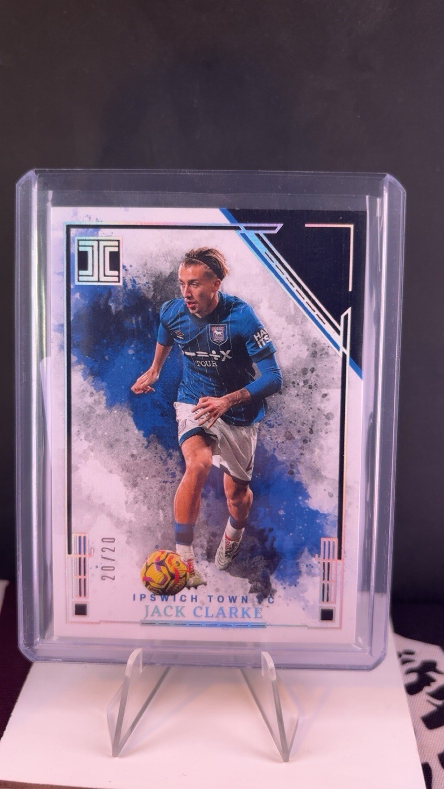 Jack Clarke Ipswich Town FC 20/20 Bookend! Panini Impeccable 2024-2025 for sale on Ebay