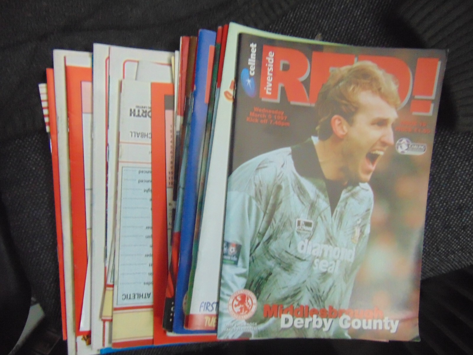Bundle of  21 x Middlesbrough  FC Home Programmes 1980s-2000s  Listed (B3) for sale on Ebay