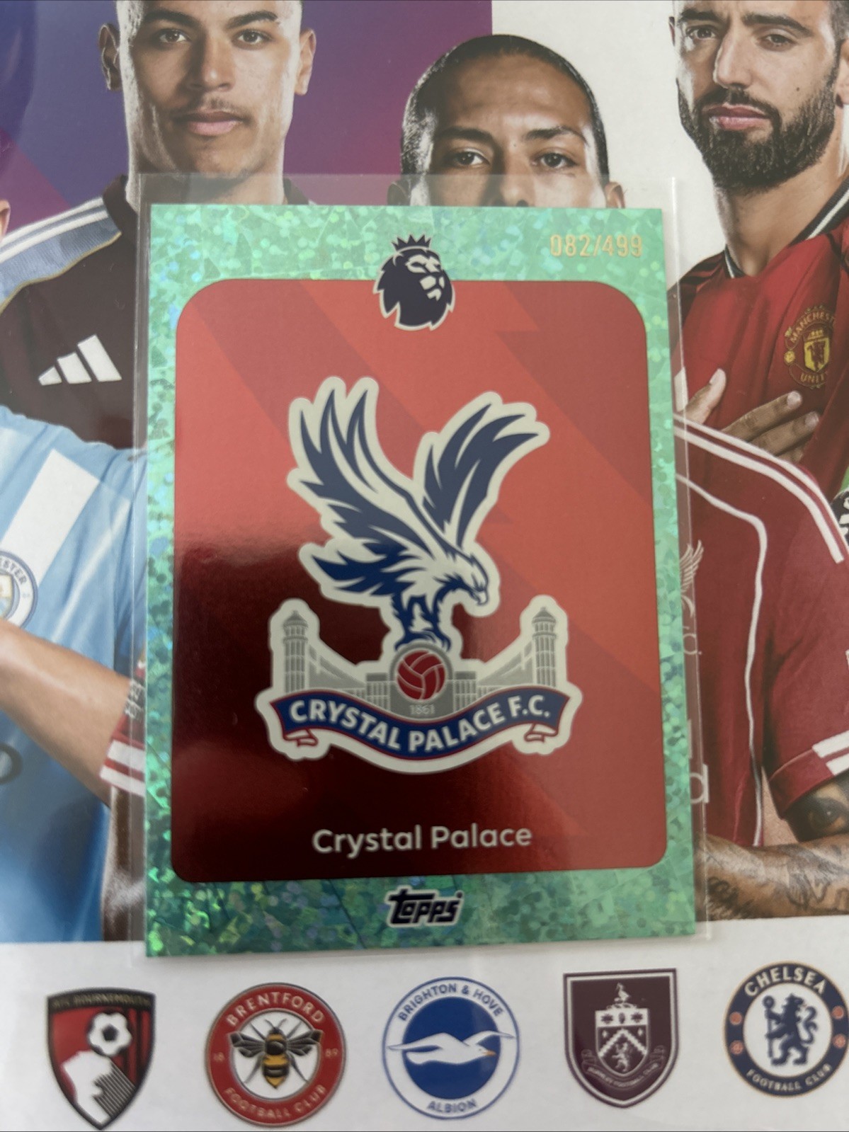 TOPPS PREMIER LEAGUE 2026 25/26 Crystal Palace Badge Base Card for sale on Ebay