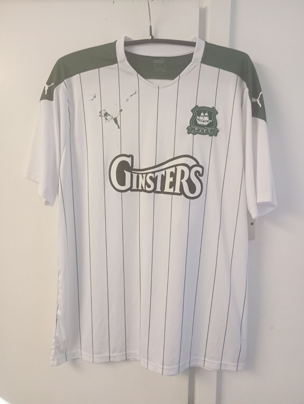 PLYMOUTH ARGYLE 2019 AWAY FOOTBALL SHIRT BY  PUMA SIZE XXL for sale on Ebay