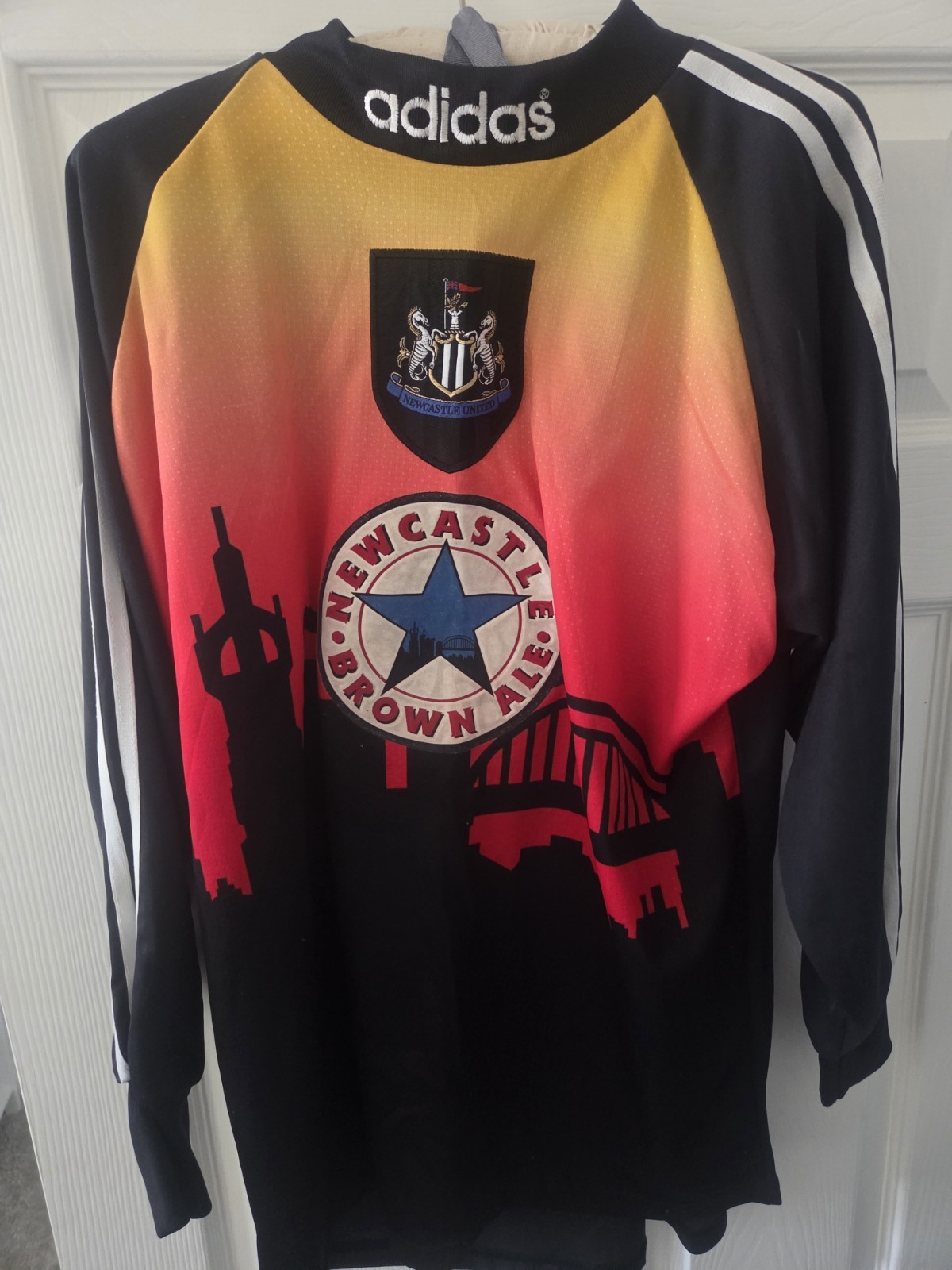 Retro adidas Newcastle United GK Top 96/97.  Mens S. Very Good Condition for sale on Ebay