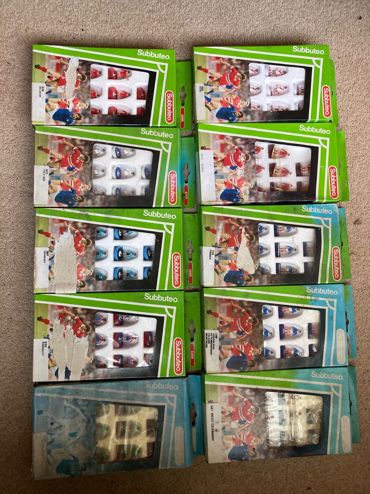subbuteo lightweight teams for sale on Ebay