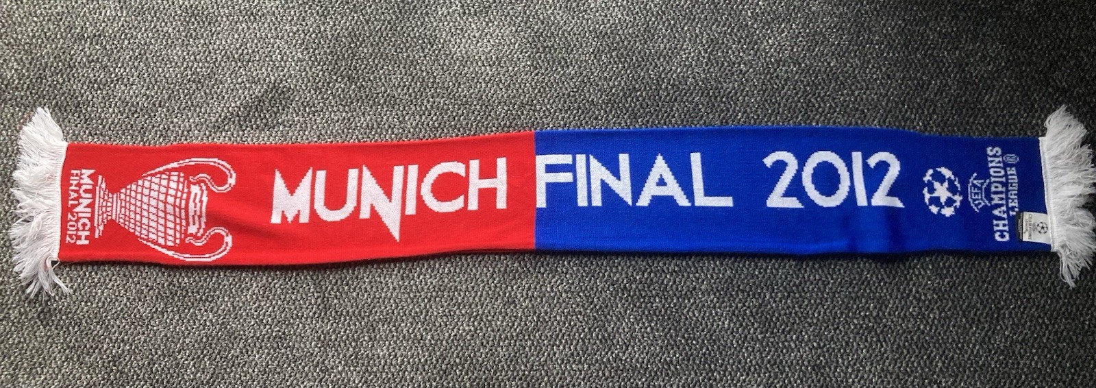 Chelsea Champions League Final Munich 2012 Official Scarf In Excellent Condition for sale on Ebay