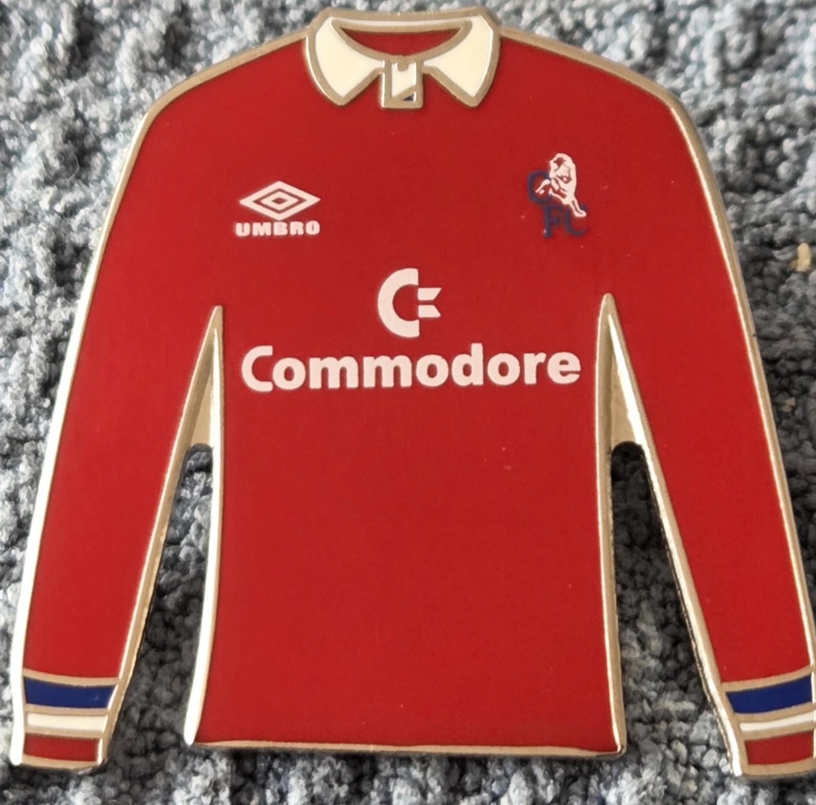 Chelsea FC Badge -  CHELSEA KIT BADGE - 1990 - 1991 3rd KIT for sale on Ebay