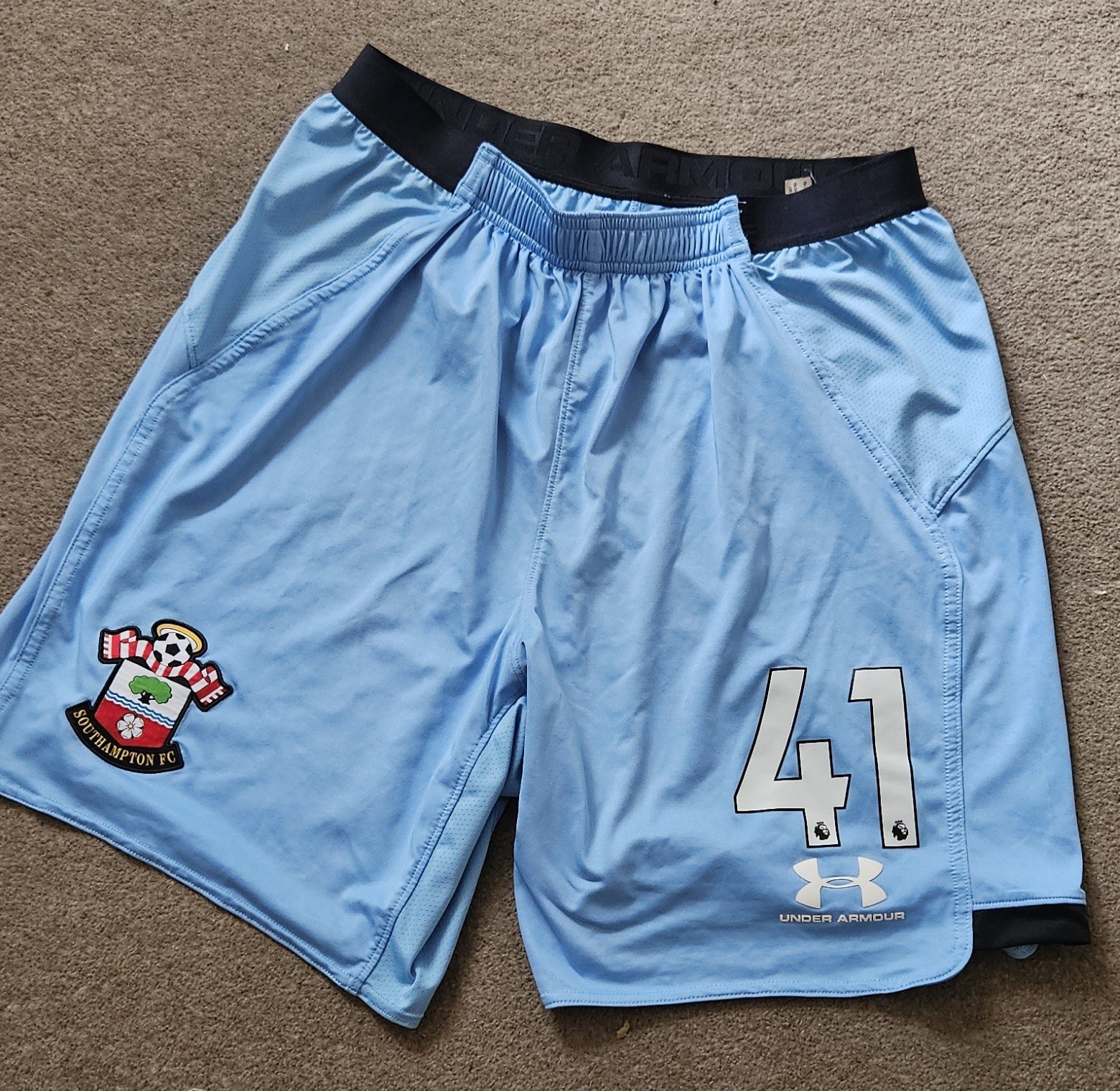 Official Southampton FC Shorts  2019 Large for sale on Ebay