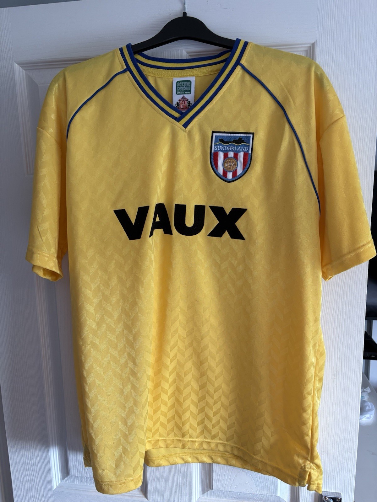 Sunderland AFC Score Draw Retro Away Shirt Season 1988-1991 XL for sale on Ebay