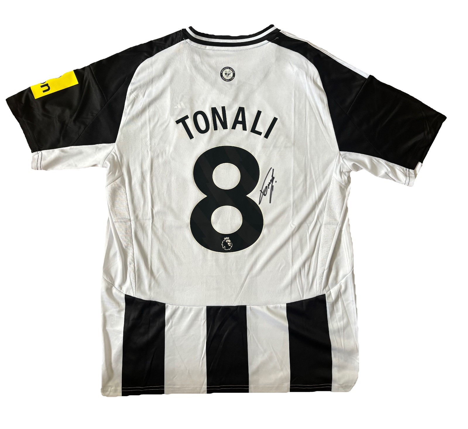 SANDRO TONALI Newcastle United 2024-25 Hand Signed Home Shirt RARE*COA for sale on Ebay