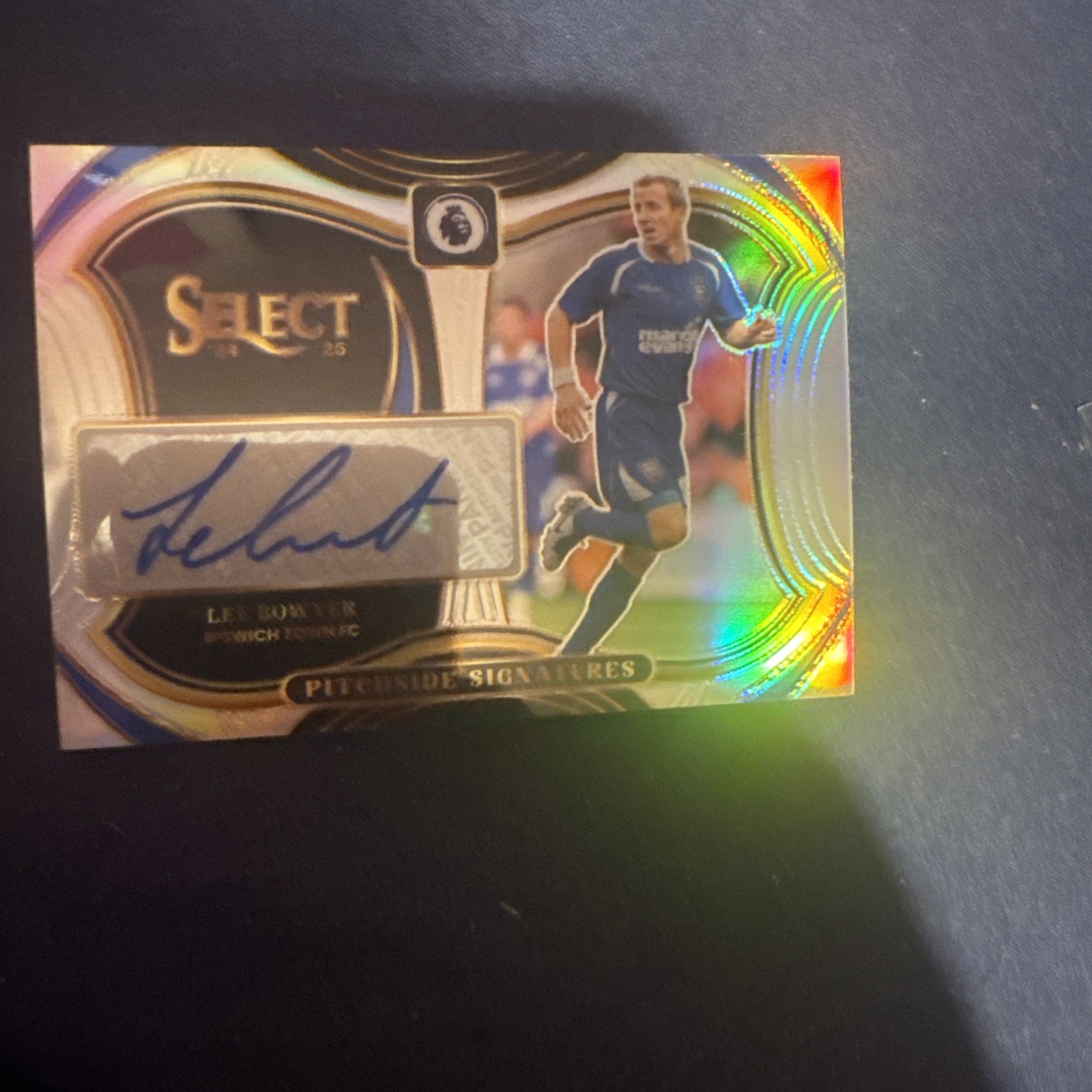 2024-25 Panini Select EPL LEE BOWYER Pitchside Signature autograph ipswich for sale on Ebay