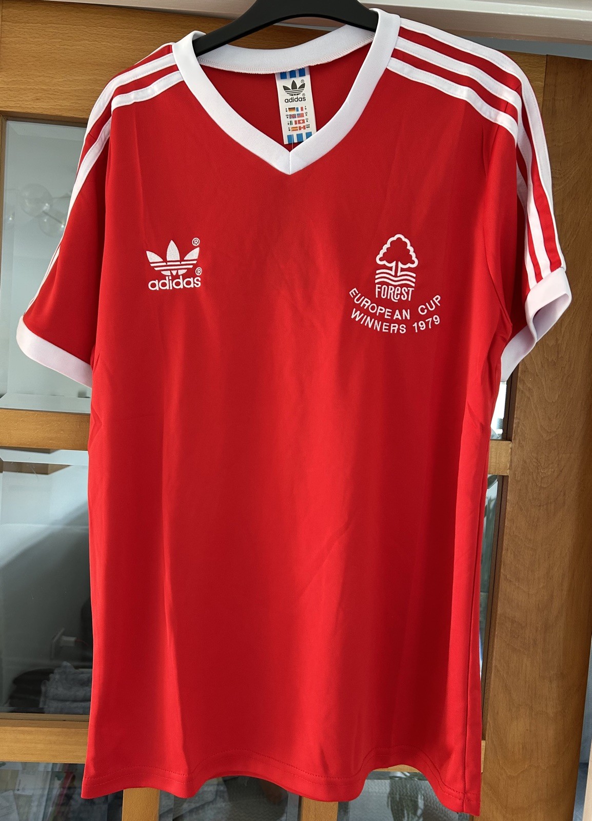 Nottingham Forest Retro Remake Home Shirt 1979/80. Size Medium New With Tags for sale on Ebay