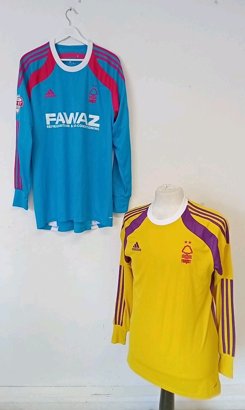 Nottingham Forest Goal Keeper Football Kit & Shirt 2014/15 Adidas Sz XL & L RL for sale on Ebay