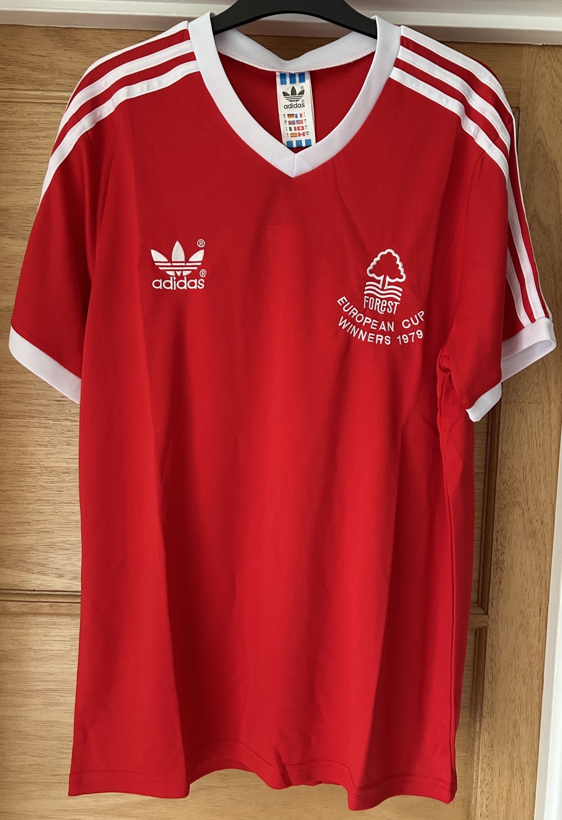 Nottingham Forest Retro Remake Home Shirt 1979/80. Size Large New With Tags for sale on Ebay