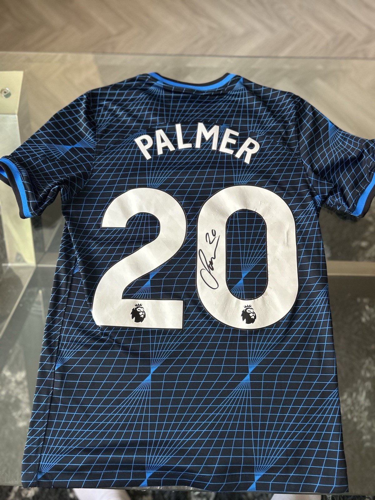 Chelsea 23/24 Away Football Shirt Cole Palmer Signed Authentic Shirt for sale on Ebay