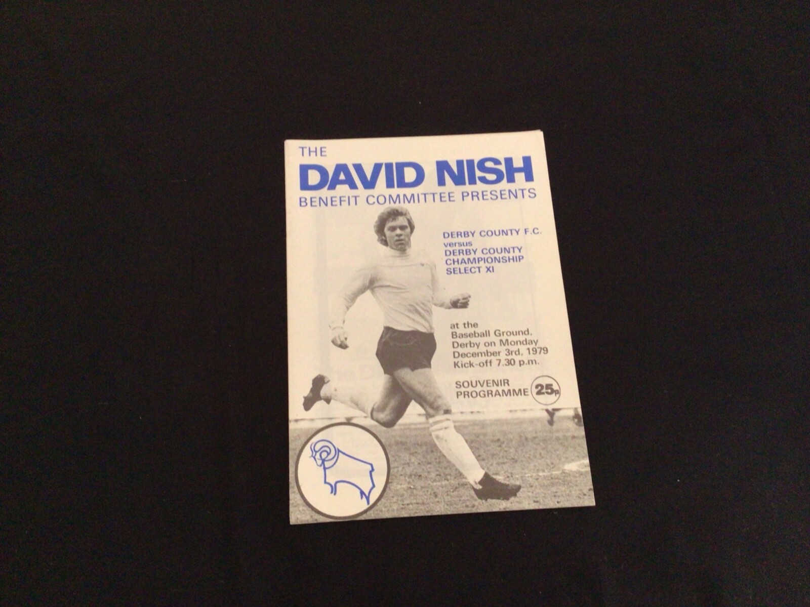 Derby county v Derby county championship select 3/12/79 David Nish Benefit Game for sale on Ebay