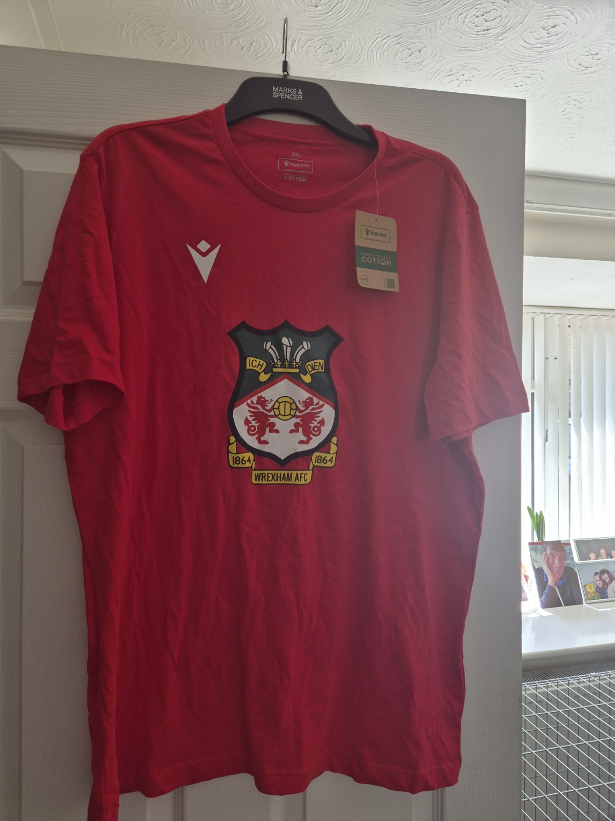 Wrexham AFC Macron Paul Mullin Cotton T-shirt - XXL - BNWT for sale on Ebay