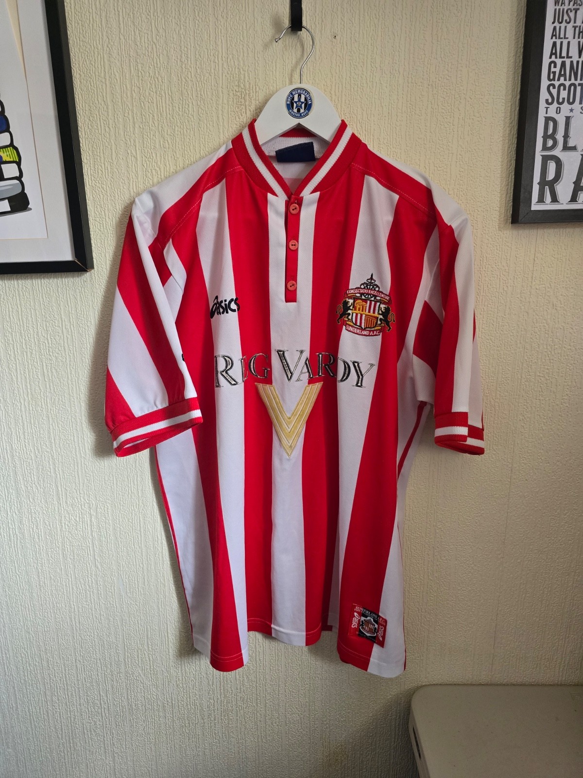 Sunderland 1999/00 Asics home shirt - Medium for sale on Ebay