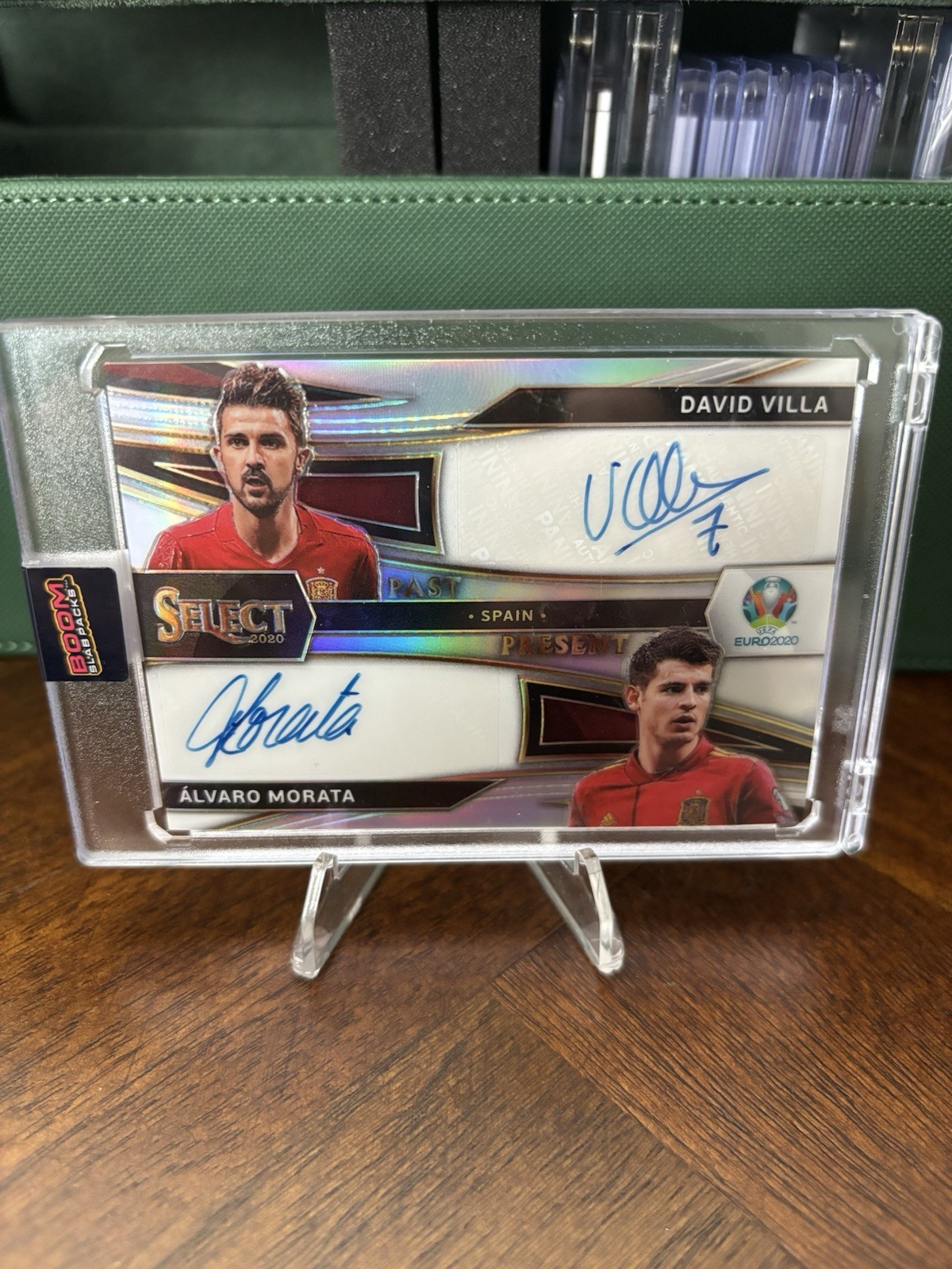 2020 Panini Select David Villa Alvaro Morata Spain Dual Auto FOTL /50 1/50 for sale on Ebay